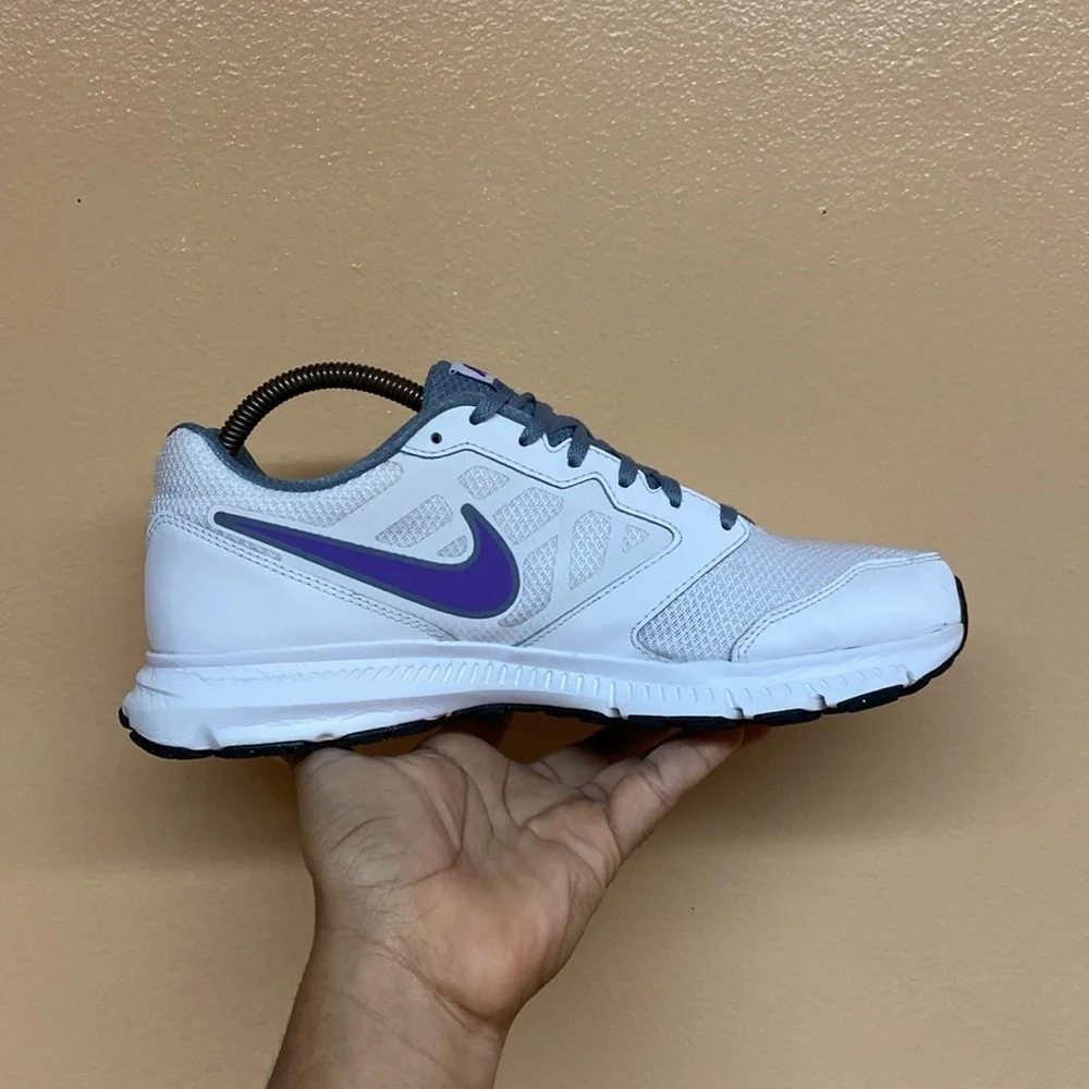 Nike Downshifter 6 White Purple Grey